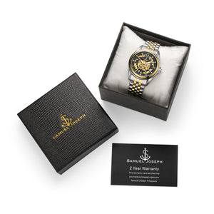 Limited Edition Skeleton Jubilee Two Tone Designer Mens watch