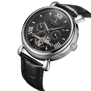 Samuel Joseph Stainless Steel Silver Automatic Luxury Mens Watch 